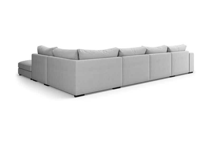 U-modulsofa Columbus med Divan Venstre - Lysgrå - Møbler - Sofaer - Modulsofaer - Komplett modulsofa