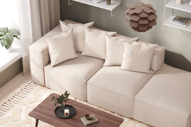 Midtmodul Narender 80 cm - Beige - Møbler - Sofaer - Modulsofaer - Midtmodul