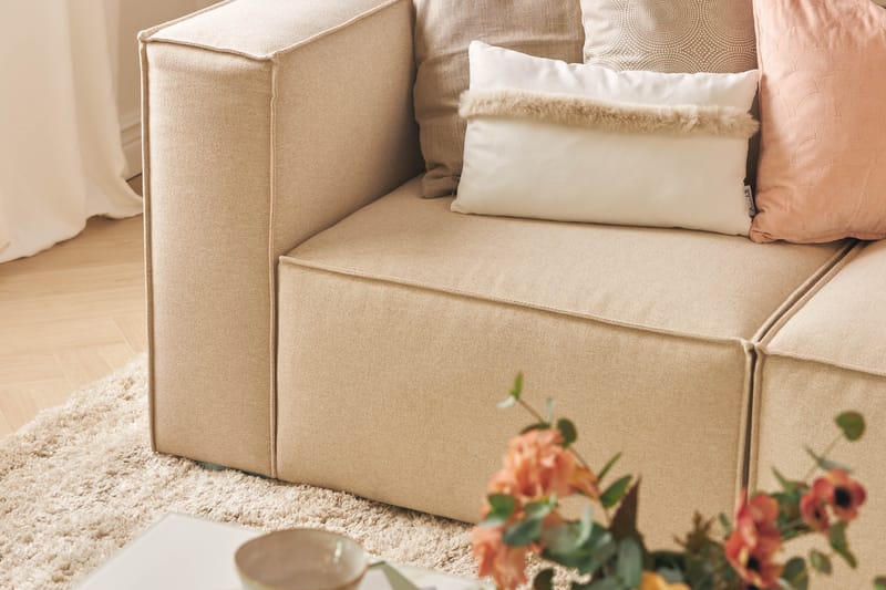 Midtmodul Narender 80 cm - Beige - Møbler - Sofaer - Modulsofaer - Midtmodul