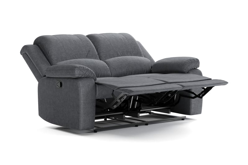 Norbo Reclinersofa 2-seter i Stoff - Mørkegrå - Møbler - Sofaer - 2 seter sofa