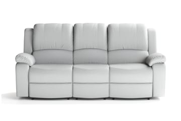 Norbo Reclinersofa 3-seter i Stoff - Lysegrå - Møbler - Sofaer - 3 seter sofa