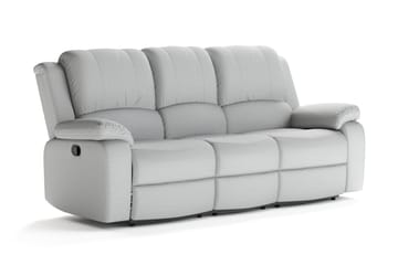 Norbo Reclinersofa - Fällbar sofa 3-seter - Kinosofa i stoff