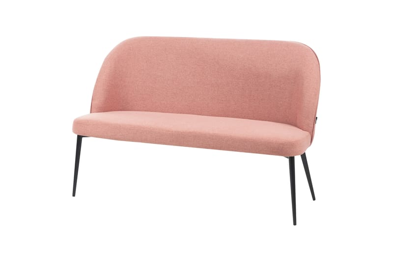 Osbyn Sofa 2-seter - Svart/Rosa - Møbler - Sofaer - 2 seter sofa