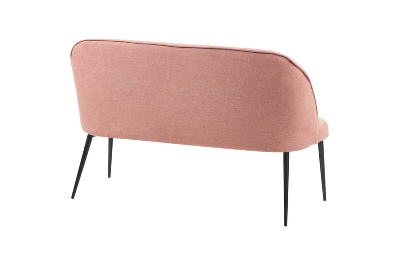 Osbyn Sofa 2-seter - Svart/Rosa - Møbler - Sofaer - 2 seter sofa