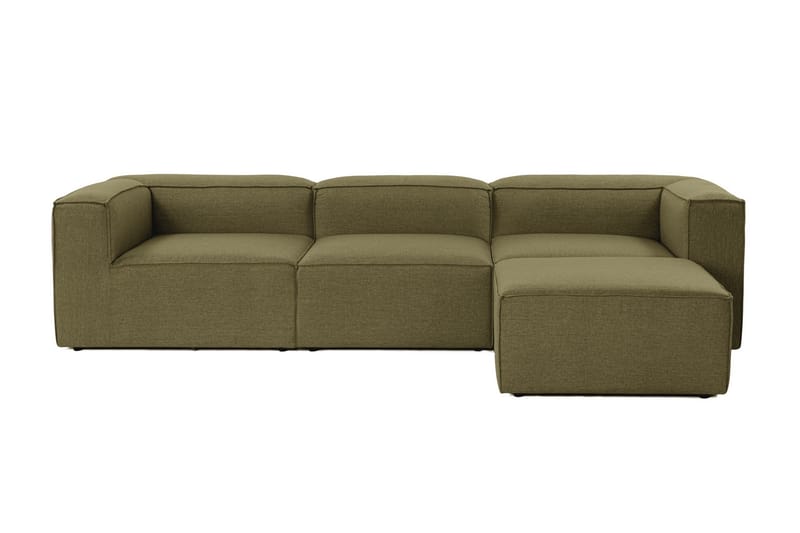 Redlands Sofa med Sjeselong 3-seter - Grønn - Møbler - Sofaer - Sofaer med sjeselong - 3 seters sofa med divan