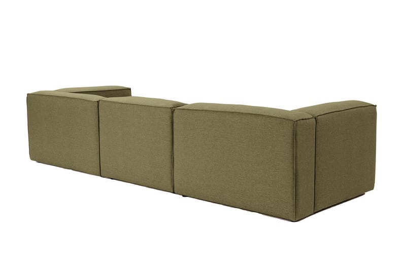 Redlands Sofa med Sjeselong 3-seter - Grønn - Møbler - Sofaer - Sofaer med sjeselong - 3 seters sofa med divan