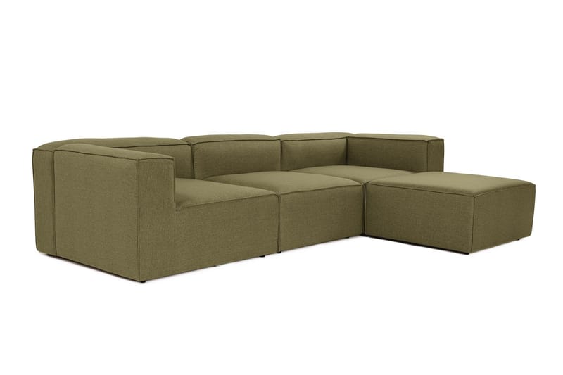 Redlands Sofa med Sjeselong 3-seter - Grønn - Møbler - Sofaer - Sofaer med sjeselong - 3 seters sofa med divan