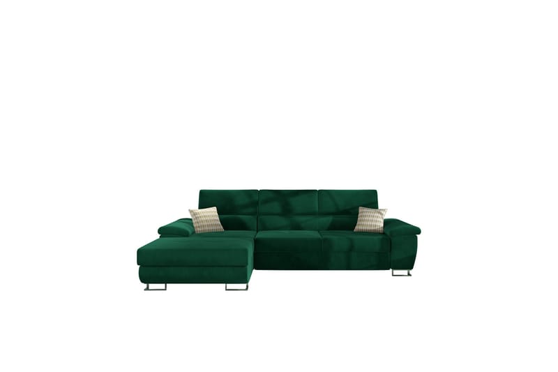 Reginia Sofa med Divan 3-seter - Grønn - Møbler - Sofaer - Sofaer med sjeselong - 3 seters sofa med divan