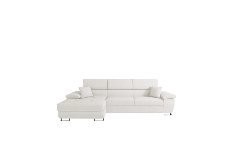 Reginia Sofa med Divan 3-seter - Hvit - Møbler - Sofaer - Sofaer med sjeselong - 3 seters sofa med divan