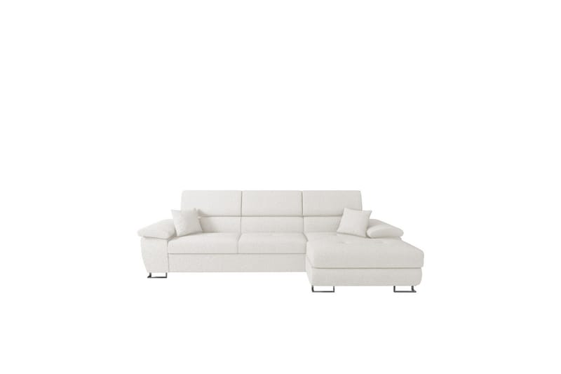 Reginia Sofa med Divan 3-seter - Hvit - Møbler - Sofaer - Sofaer med sjeselong - 3 seters sofa med divan