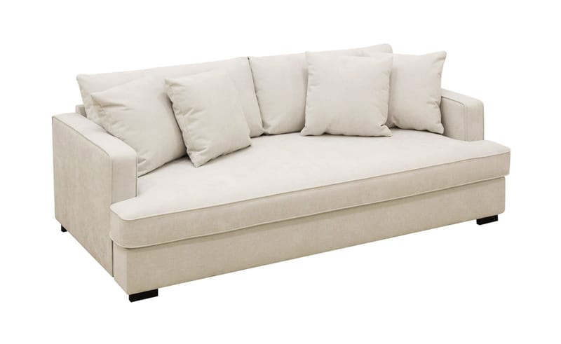 Rossi Dybde 3-seter Sofa Hel pute - Lys Beige - Møbler - Sofaer - 3 seter sofa