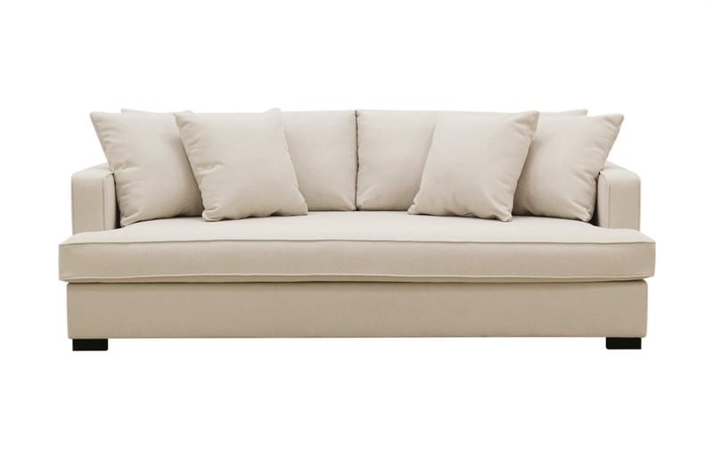 Rossi Dybde 3-seter Sofa Hel pute - Lys Beige - Møbler - Sofaer - 3 seter sofa