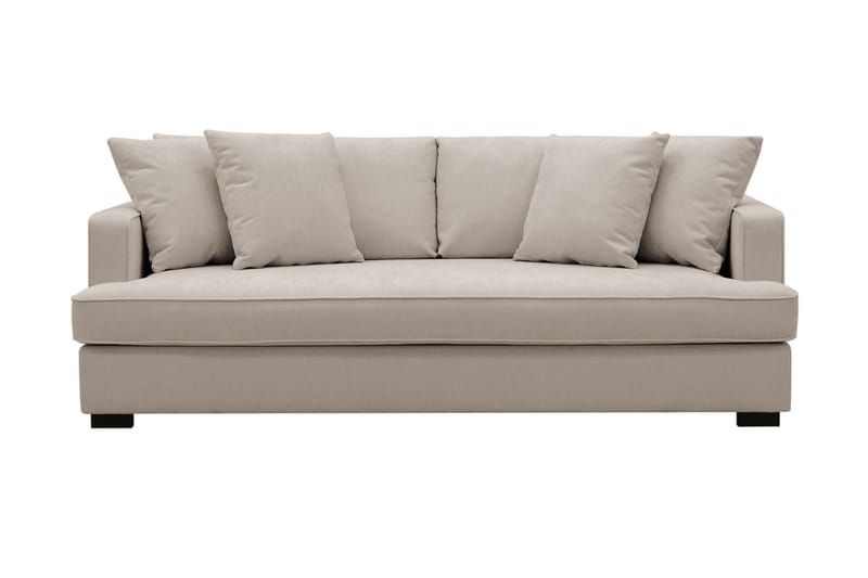 Rossi Dybde 3-seter Sofa Hel pute - Lys Brun - Møbler - Sofaer - 3 seter sofa