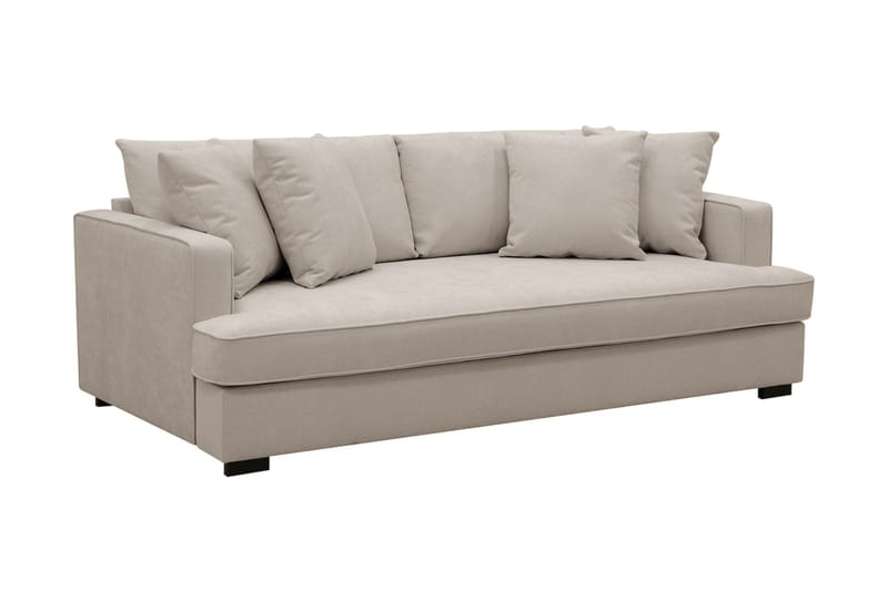 Rossi Dybde 3-seter Sofa Hel pute - Lys Brun - Møbler - Sofaer - 3 seter sofa