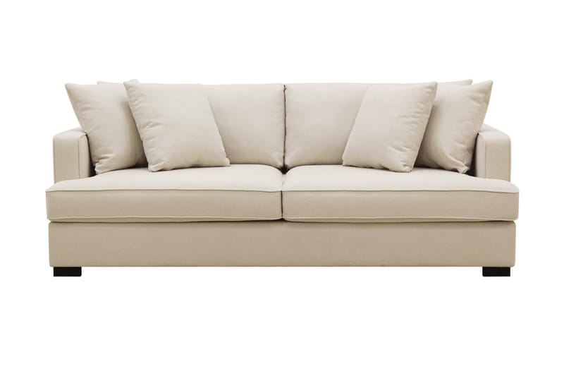 Rossi Dybde 3-seter Sofa - Lys Beige - Møbler - Sofaer - 3 seter sofa