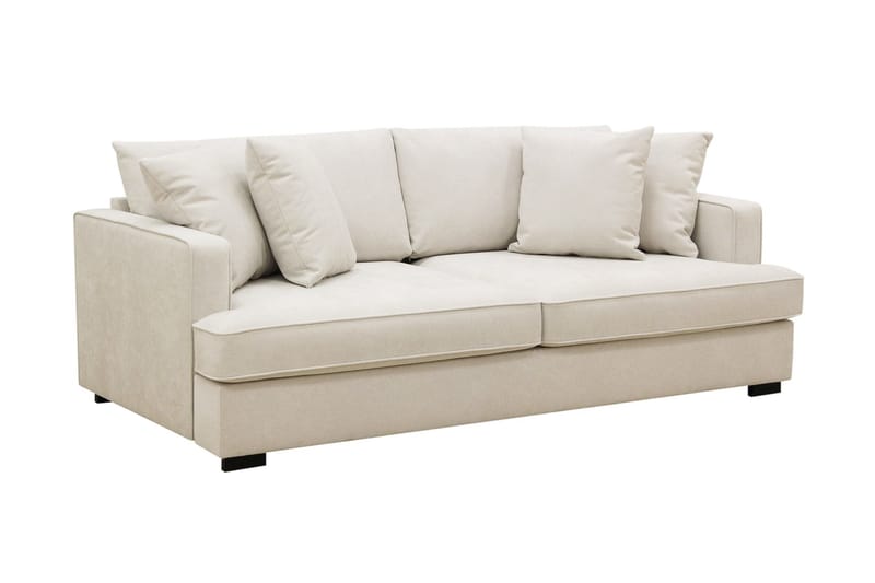 Rossi Dybde 3-seter Sofa - Lys Beige - Møbler - Sofaer - 3 seter sofa