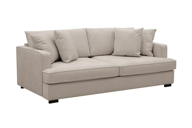 Rossi Dybde 3-seter Sofa - Lys Brun - Møbler - Sofaer - 3 seter sofa