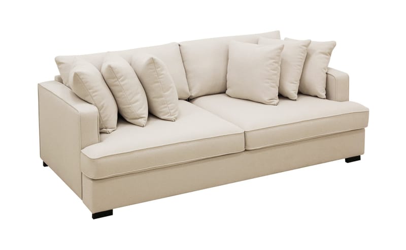 Rossi Dybde 4-seter Sofa - Lys Beige - Møbler - Sofaer - 4 seter sofa