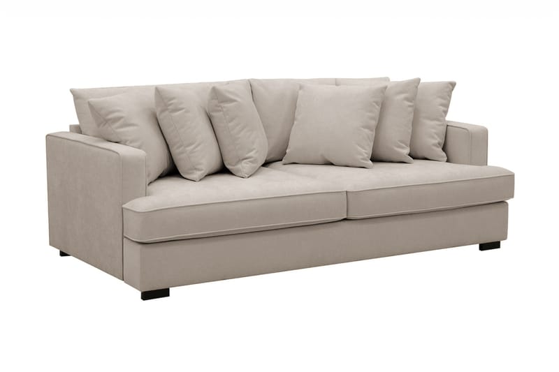 Rossita Dybde 4-seter Sofa - Lys Brun - Møbler - Sofaer - 4 seter sofa