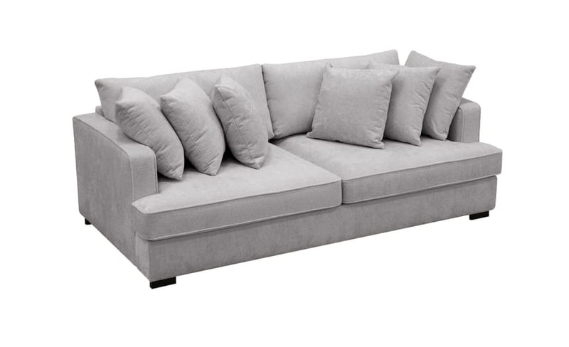 Rossita Dybde 4-seter Sofa - Lys Grå - Møbler - Sofaer - 4 seter sofa