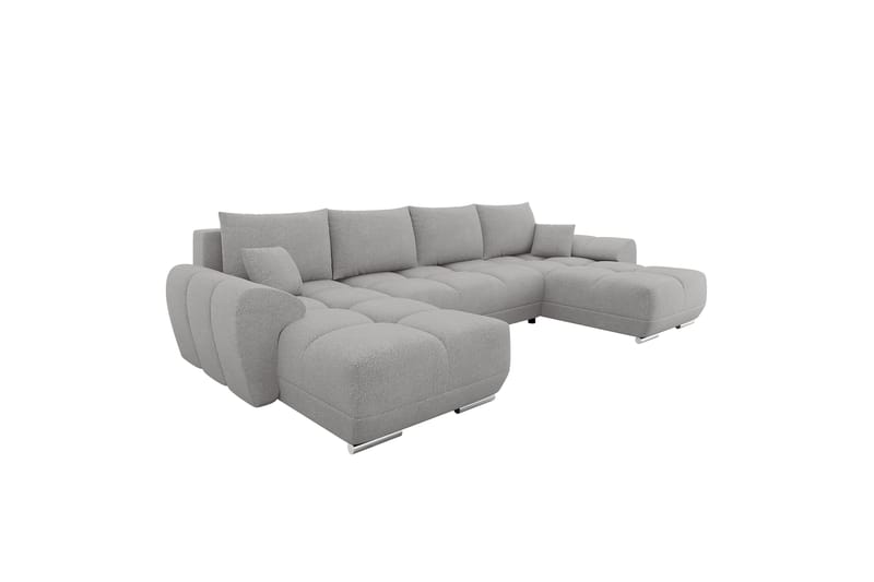 Simerly Sofa Dobbeldivan 4-seter - Grå - Møbler - Sofaer - U-sofa