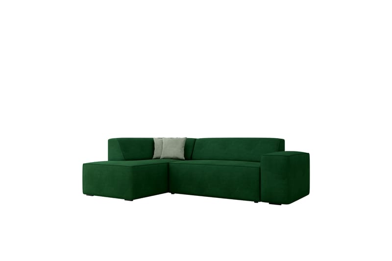 Slucajno Sofa med Sjeselong 3-seter - Grønn - Møbler - Sofaer - Sofaer med sjeselong - 3 seters sofa med divan