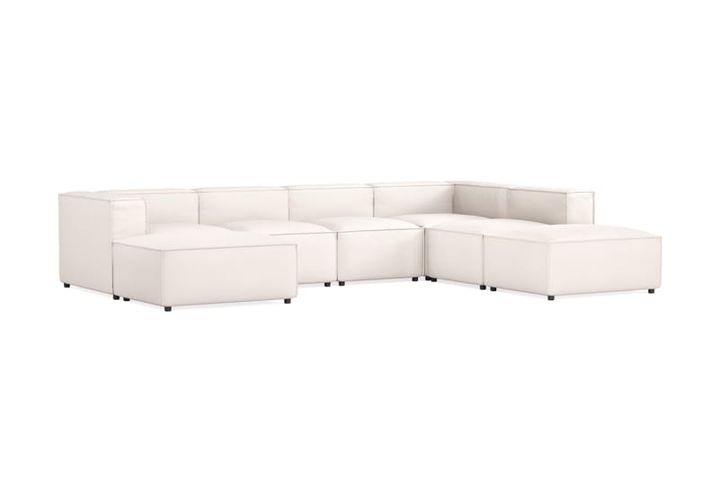 Sofa 5-seters U-Sofa Narender - Beige - Møbler - Sofaer - U-sofa