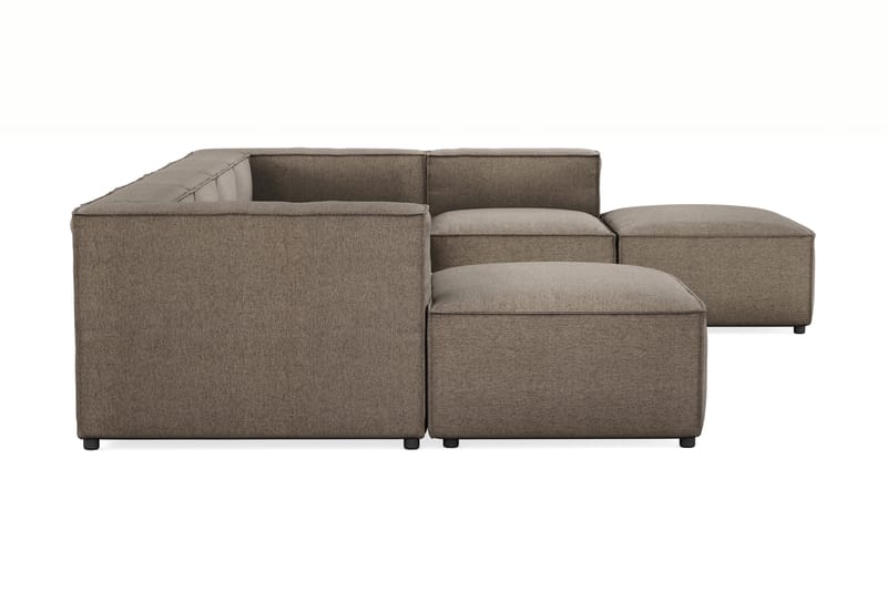 Sofa 5-seters U-Sofa Narender - Grå - Møbler - Sofaer - U-sofa