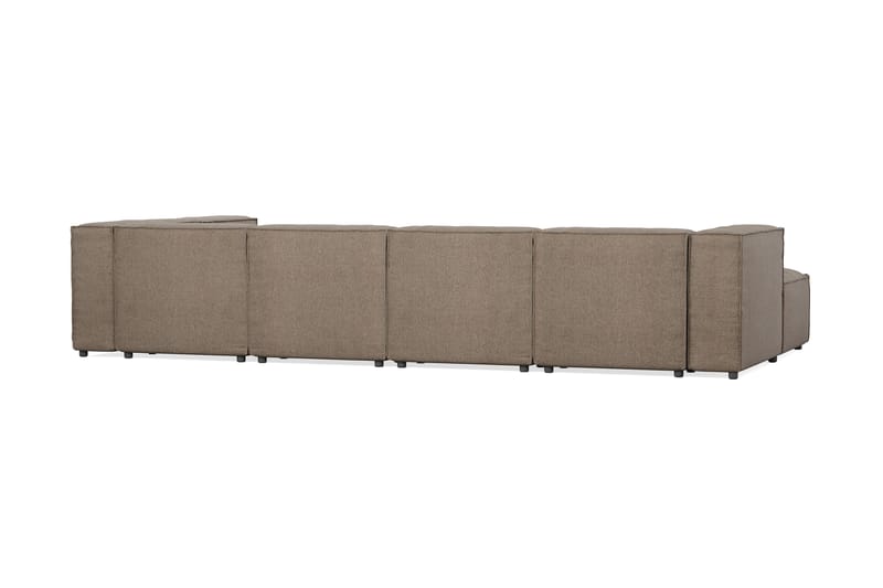 Sofa 5-seters U-Sofa Narender - Gr�å - Møbler - Sofaer - U-sofa