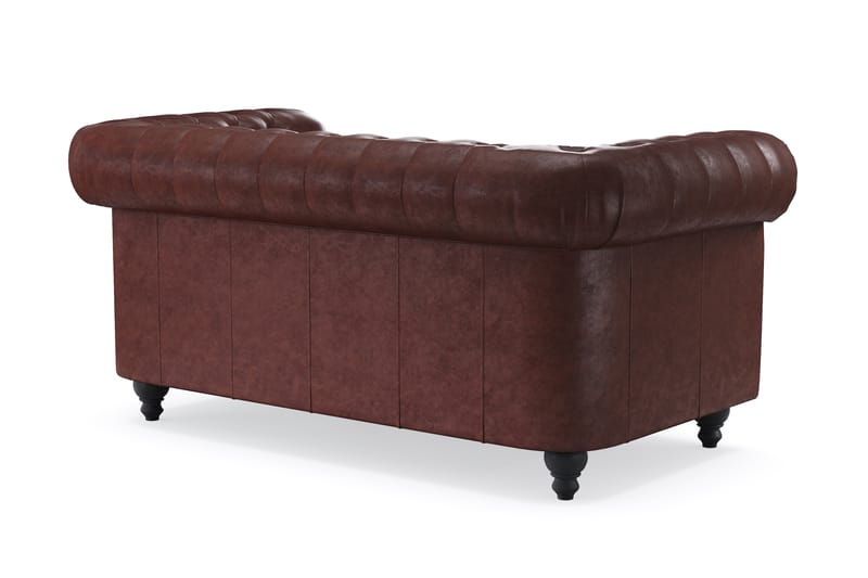 Sofa Chester Deluxe 2-seter - Mørk brun - Møbler - Sofaer - 2 seter sofa