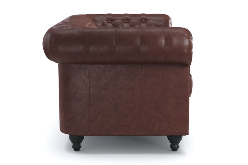 Sofa Chester Deluxe 2-seter - Mørk brun - Møbler - Sofaer - 2 seter sofa