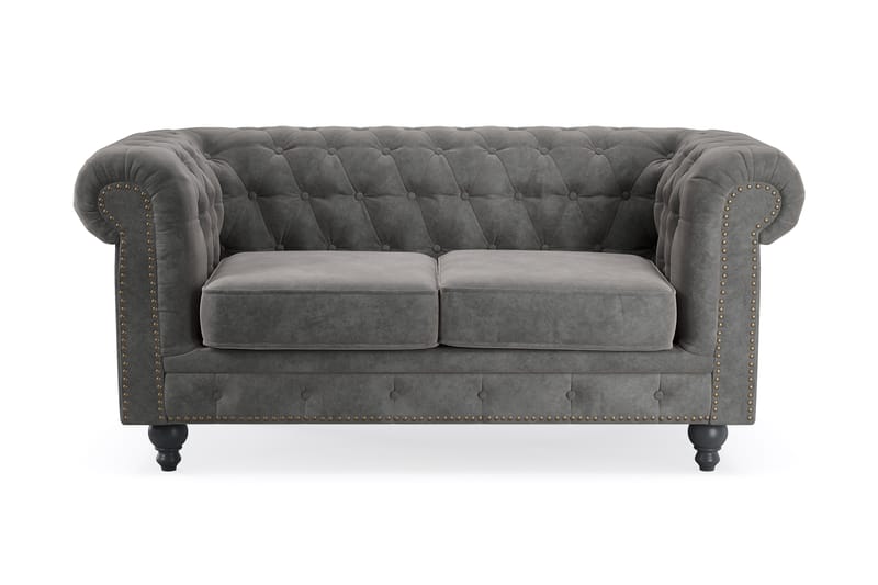 Sofa Chester Deluxe 2-seter - Mørkegrå - Møbler - Sofaer - 2 seter sofa