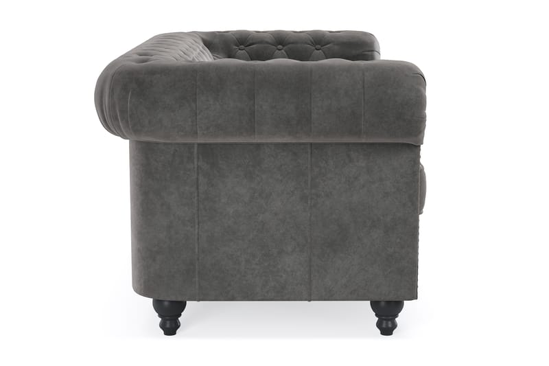 Sofa Chester Deluxe 2-seter - Mørkegrå - Møbler - Sofaer - 2 seter sofa