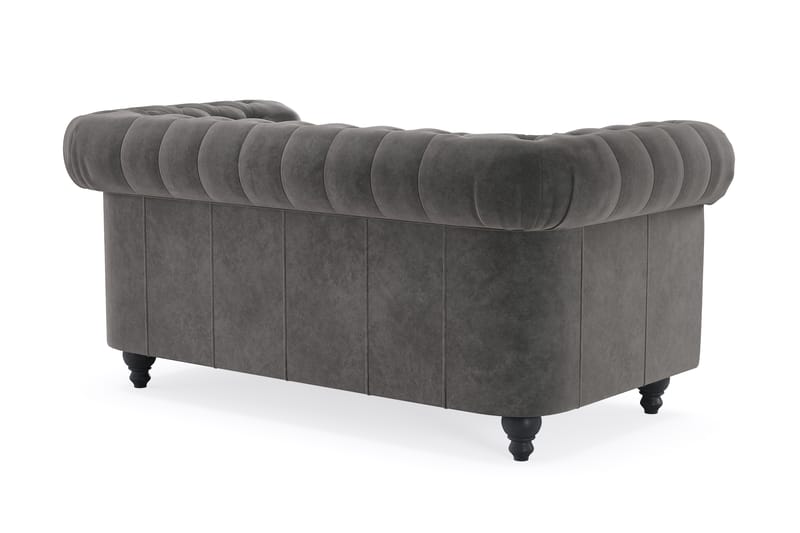 Sofa Chester Deluxe 2-seter - Mørkegrå - Møbler - Sofaer - 2 seter sofa