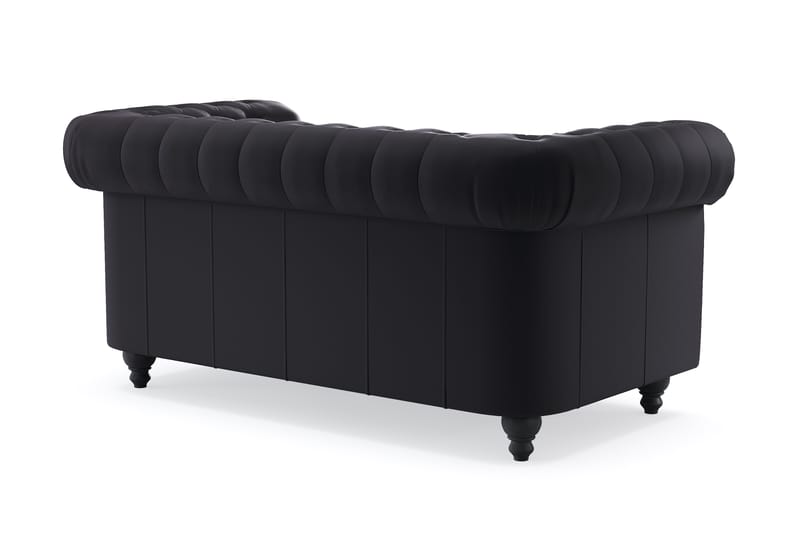 Sofa Chester Deluxe 2-seter - Svart - Møbler - Sofaer - 2 seter sofa