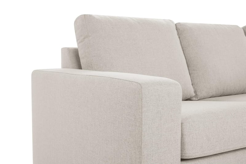 Sofa Nevada 2-seter med Sjeselong Høyre - Beige - Møbler - Sofaer - Sofaer med sjeselong - 2 seters sofa med divan