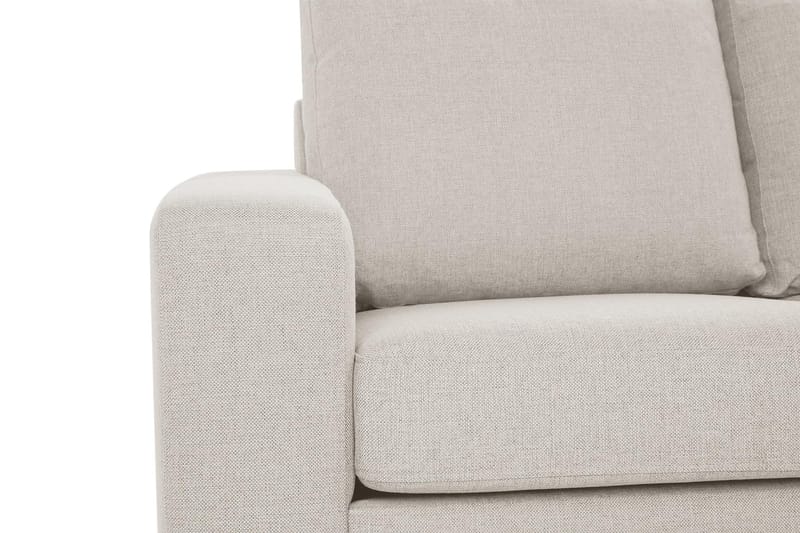 Sofa Nevada 2-seter med Sjeselong Høyre - Beige - Møbler - Sofaer - Sofaer med sjeselong - 2 seters sofa med divan