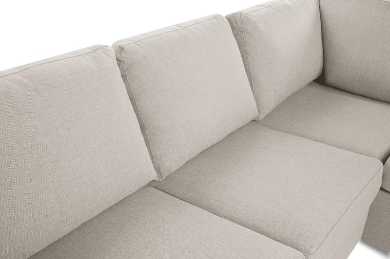 Sofa Nevada 2-seter med Sjeselong Høyre - Beige - Møbler - Sofaer - Sofaer med sjeselong - 2 seters sofa med divan