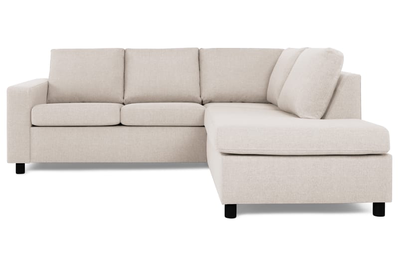 Sofa Nevada 2-seter med Sjeselong Høyre - Beige - Møbler - Sofaer - Sofaer med sjeselong - 2 seters sofa med divan