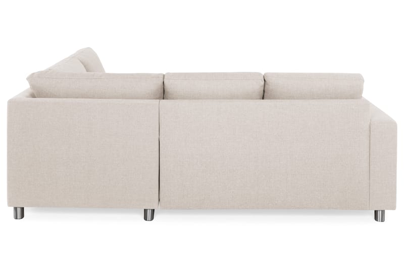 Sofa Nevada 2-seter med Sjeselong Høyre - Beige - Møbler - Sofaer - Sofaer med sjeselong - 2 seters sofa med divan