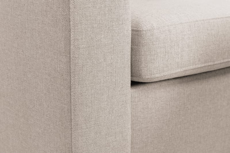 Sofa Nevada 2-seter med Sjeselong Høyre - Beige - Møbler - Sofaer - Sofaer med sjeselong - 2 seters sofa med divan