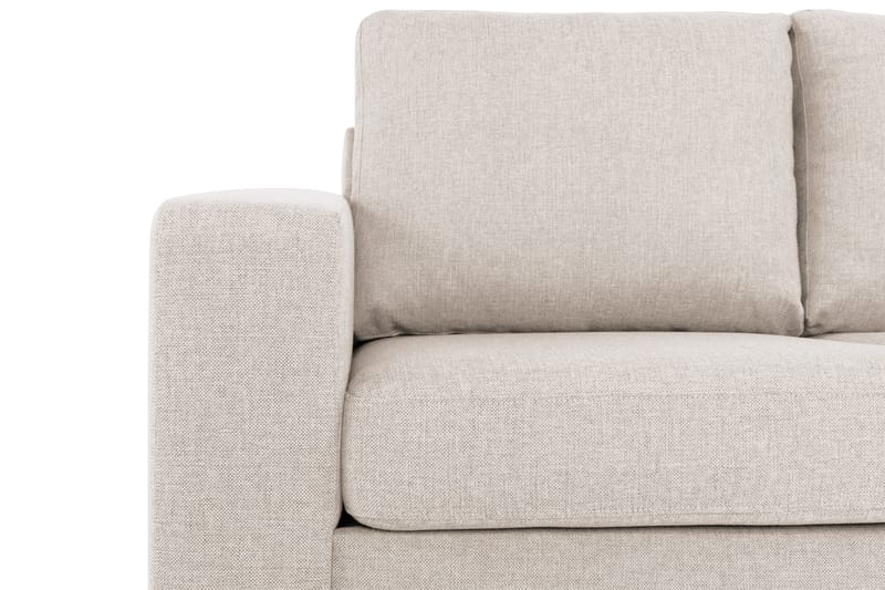 Sofa Nevada 2-seter med Sjeselong Høyre - Beige - Møbler - Sofaer - Sofaer med sjeselong - 2 seters sofa med divan