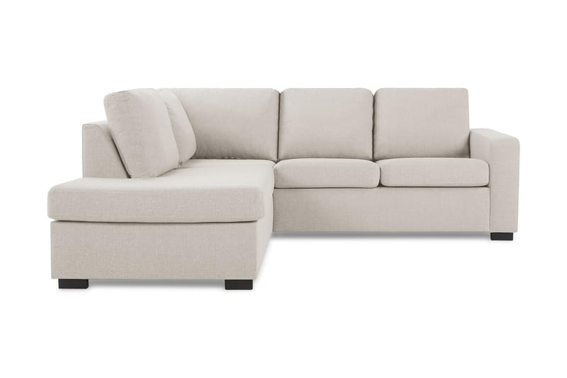 Sofa Nevada 2-seter med Sjeselong Venstre - Beige - Møbler - Sofaer - Sofaer med sjeselong - 2 seters sofa med divan