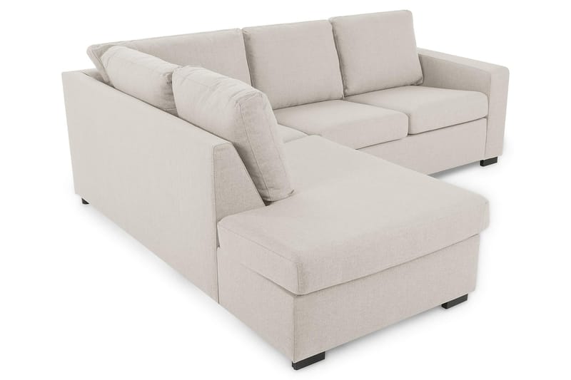 Sofa Nevada 2-seter med Sjeselong Venstre - Beige - Møbler - Sofaer - Sofaer med sjeselong - 2 seters sofa med divan