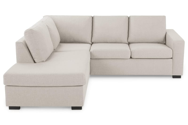 Sofa Nevada 2-seter med Sjeselong Venstre - Beige - Møbler - Sofaer - Sofaer med sjeselong - 2 seters sofa med divan