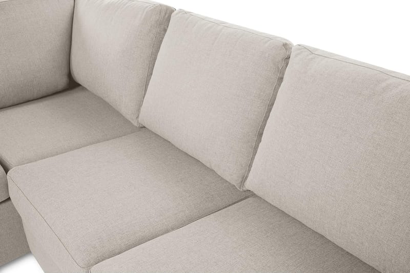 Sofa Nevada 2-seter med Sjeselong Venstre - Beige - Møbler - Sofaer - Sofaer med sjeselong - 2 seters sofa med divan