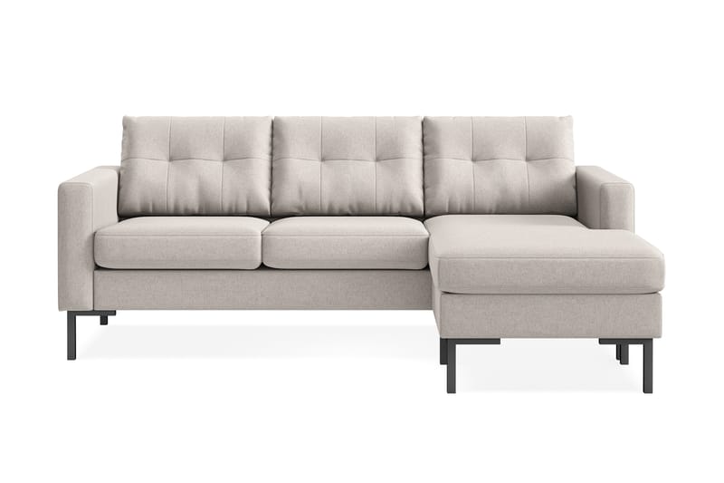 3-seters Divansofa Høyre Frillestad - Beige - Møbler - Sofaer - Sofaer med sjeselong - 3 seters sofa med divan