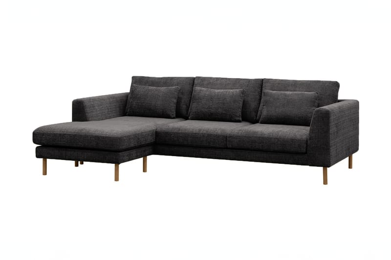 3-seters Sofa Florenz med Divan Venstre - Grå - Møbler - Sofaer - Sofaer med sjeselong - 3 seters sofa med divan