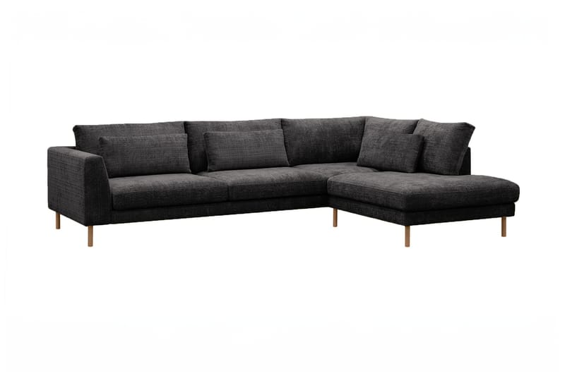 3-seters Sofa Florenz med Sjeselong Høyre - Grå - Møbler - Sofaer - Sofaer med sjeselong - 3 seters sofa med divan