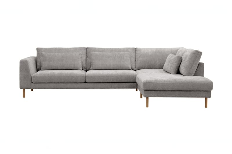 3-seters Sofa Florenz med Sjeselong Høyre - Lysegrå - Møbler - Sofaer - Sofaer med sjeselong - 3 seters sofa med divan